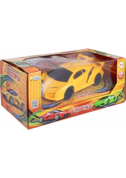 Magıc Toys Uzaktan Kumandalı Pilli Araba Fırtına Full Fonksiyon 1/24 Ölçek Sarı