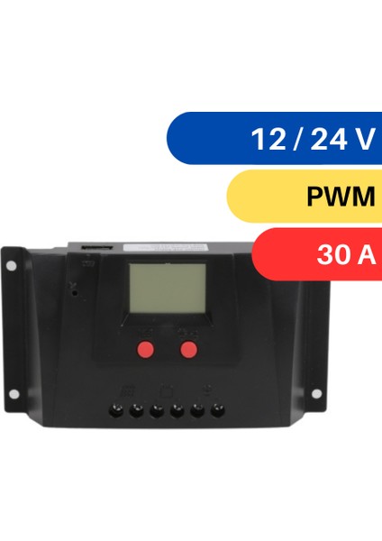 30A Pwm Şarj Kontrol Cihazı
