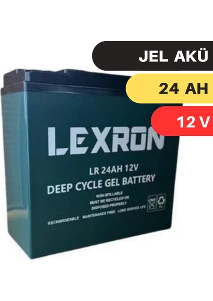 24A 12V Jel Akü