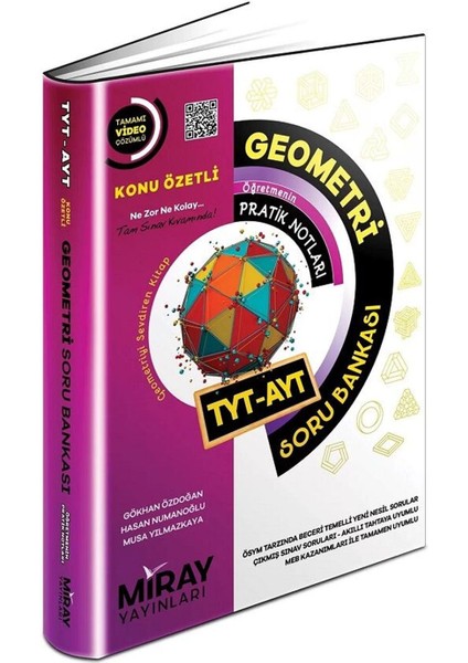 YKS TYT AYT Geometri Konu Özetli Soru Bankası