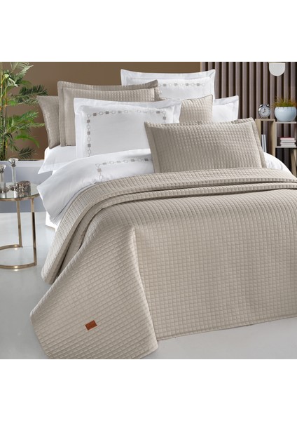 Pasıonı - Saten - Elegante - Çift Kişilik Yatak Örtüsü Takımı