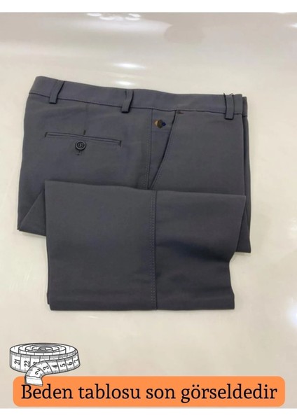 Rahat Kesim Pamuklu Keten Baba Pantolon