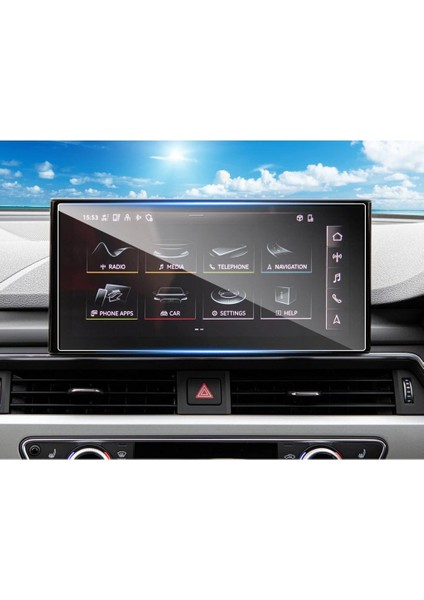 Audi A4 Ekran Koruyucu Nano Temperli 10.1 Inç Multimedya Navigasyon Ekran Koruma 2021 2022 2023