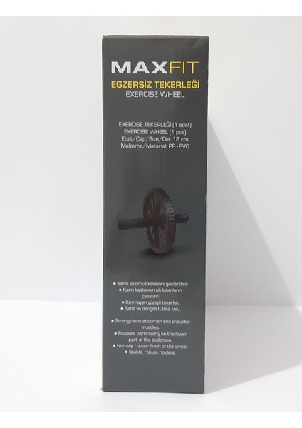 Max Fit Egzersiz Tekerleği