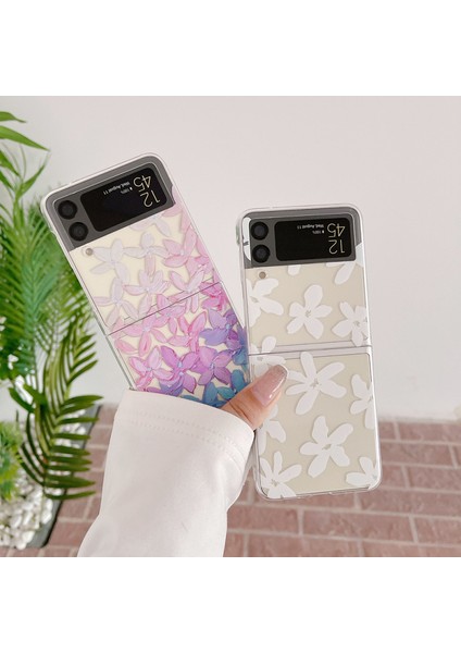 For Samsung Galaxy Z Flip 4 Küçük Çiçek Çiçekleri Cep Telefonu Kılıfları (Yurt Dışından) fiyatları