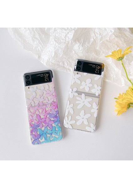 For Samsung Galaxy Z Flip 4 Küçük Çiçek Çiçekleri Cep Telefonu Kılıfları (Yurt Dışından) modelleri