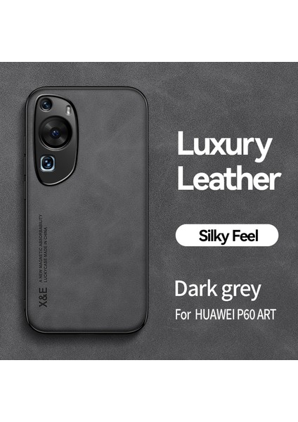 For Huawei P60 Art Cilt Hissi Manyetik Emme Cep Telefonu Kılıfları (Yurt Dışından)