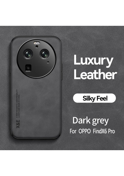 For Oppo Find X6 Pro Cilt Hissi Manyetik Emme Cep Telefonu Kılıfları (Yurt Dışından)