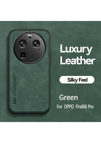 For Oppo Find X6 Pro Cilt Hissi Manyetik Emme Cep Telefonu Kılıfları (Yurt Dışından)