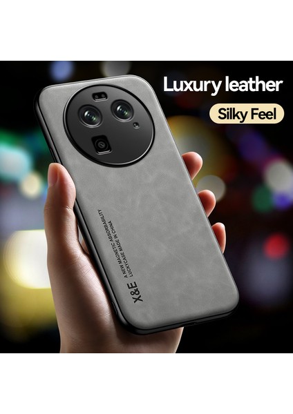 For Oppo Find X6 Pro Cilt Hissi Manyetik Emme Cep Telefonu Kılıfları (Yurt Dışından) fiyatları
