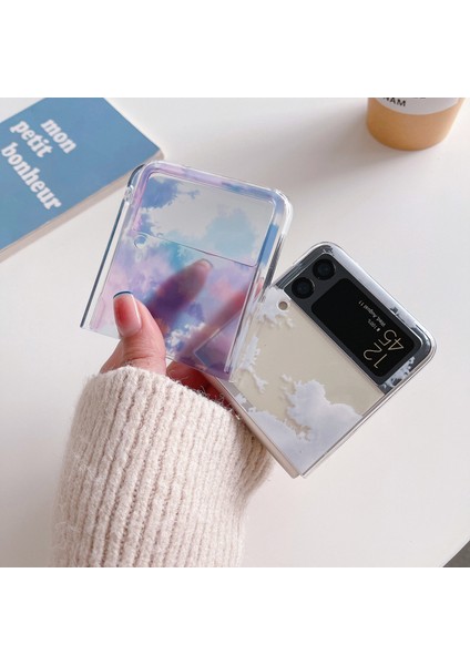 For Samsung Galaxy Z Flip 4 Taze Bulutlar Cep Telefonu Kılıfları (Yurt Dışından) modelleri