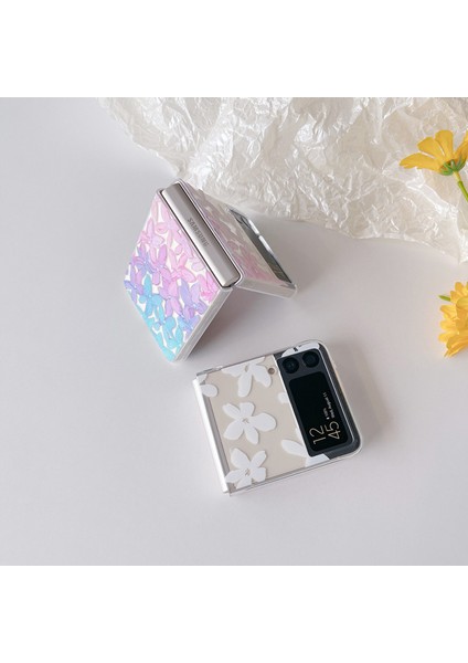 For Samsung Galaxy Z Flip 3 Küçük Çiçek Çiçekleri Cep Telefonu Kılıfları (Yurt Dışından) indirimleri