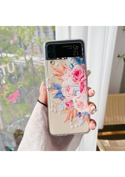 For Samsung Galaxy Z Flip 3 Taze Küçük Çiçek Çiçekleri Cep Telefonu Kılıfları (Yurt Dışından)