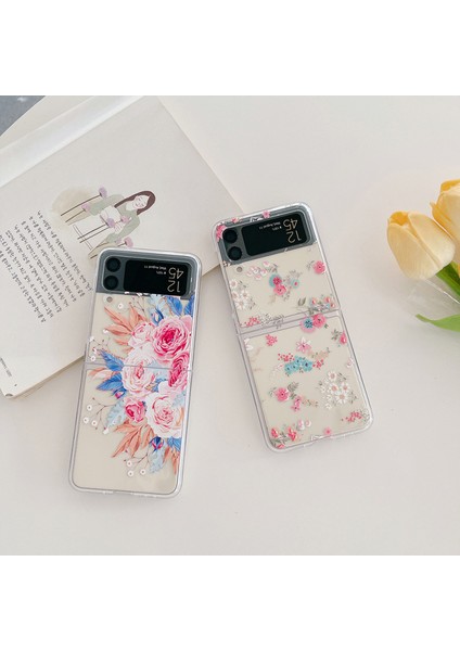For Samsung Galaxy Z Flip 3 Taze Küçük Çiçek Çiçekleri Cep Telefonu Kılıfları (Yurt Dışından) modelleri