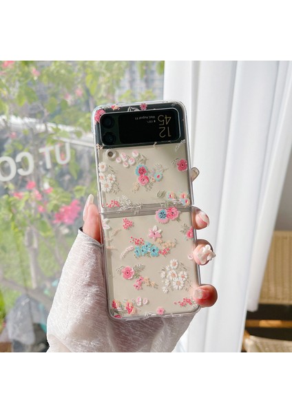 For Samsung Galaxy Z Flip 3 Taze Küçük Çiçek Çiçekleri Cep Telefonu Kılıfları (Yurt Dışından)