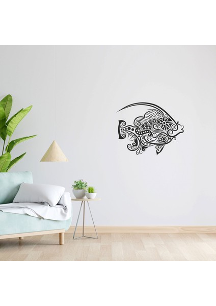 Balık Desenli Dekoratif Duvar Stickerı, Duvar Dekorasyon Yazıları, Duvar Sticker