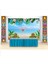 2x Banner Happy Hawaiian Fotoğraf Props Duvar Asma Totem Sundurma Işareti Parti (Yurt Dışından) 4