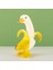 Soyulmuş Muz Ördek Heykeli Heykelcik Açık Kapalı Çim Bahçesi Dekorasyon Sarı A (Yurt Dışından) 2