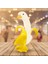 Soyulmuş Muz Ördek Heykeli Heykelcik Açık Kapalı Çim Bahçesi Dekorasyon Sarı A (Yurt Dışından) 3
