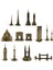20 cm Bronz Flatiron Bina Heykel Hediyelik Eşya Süsleri (Yurt Dışından) 5