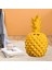 Prettyia Nordic Style Ananas Piggy Bank Dekoratif Reçine Ananas Figürinleri Sarı (Yurt Dışından) 3
