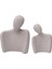 Soyut Karakter Süs Sevgilisi Figürinler Modern Çift Heykeller Dekor Gri S L (Yurt Dışından) 1