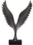 Nordic Eagle/angel Heykel Heykelcik Reçine Heykel Masaüstü Mutfak Siyah (Yurt Dışından) 1