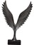 Nordic Eagle/angel Heykel Heykelcik Reçine Heykel Masaüstü Mutfak Siyah (Yurt Dışından) 2