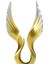 Kartal/angel Heykel Heykel Heykel Reçine Feng Shui Ev Için 10.5X3X15CM 7X3X15CM (Yurt Dışından) 5