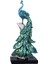 Peacock Heykeli Heykel Heykel Düğün Hediyesi Ev Kitaplığı Sanat Dekor Mavi S (Yurt Dışından) 1