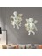 2pcs Angel Heykel Figürinleri Yemek Odası Için Cherub Duvar Heykeli Ev Odası B (Yurt Dışından) 4