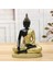 Çin Meditasyon Buda Heykeli Oturan Budizm Figürler Ev Dekor Zanaat (Yurt Dışından) 3