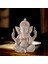 Fil Ganesha Heykel Tanrı Heykeli Oturan Feng Shui Dekorasyon Hediyesi (Yurt Dışından) 5