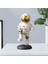 Astronot Heykel Reçine Zanaat Figürü Uzaylı Figürin 28.5X16X15.5CM (Yurt Dışından) 4