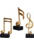 3pcs Müzik Heykeli Müzik Heykel Figürin Dekoru (Yurt Dışından) 1