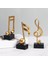 3pcs Müzik Heykeli Müzik Heykel Figürin Dekoru (Yurt Dışından) 4