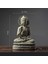 Kısa Taban ile Masa Dekor Süslemesi Için Meditasyon Buda Heykel Figürin Fengshui (Yurt Dışından) 4