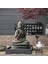 Kısa Taban ile Masa Dekor Süslemesi Için Meditasyon Buda Heykel Figürin Fengshui (Yurt Dışından) 5