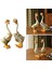Bahçe Rafları Için 2 Yaratıcı Ördek Heykelcik Sanat Süsleri 10X10X16CM (Yurt Dışından) 5