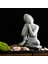 Meditasyon Buda Tealight Tutucu Figürinler Bahçe Heykeli Ev Masa Tabanı Büyük 10.3X7.7X13.2CM #2 (Yurt Dışından) 3