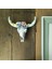 Boğa Kafatası Boho Süs Ineği Longhorn Figürin Ev Ofisi Dekorasyon Kabilesi (Yurt Dışından) 1