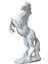 Reçine Heykeli Reçine Atlama Stallion Heykel Ev Dekoru Beyaz (Yurt Dışından) 1