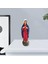 Reçine Virgin Mary Heykel Figürin Dini Masa Ekran Noel Raf Mavi Kırmızı (Yurt Dışından) 5