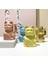 Reçine Figürler Maneki Neko Heykel Ev Aksan Sanat Eseri Şanslı Kedi Heykelleri Mavi (Yurt Dışından) 2