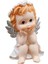Reçine Angel Figürin Heykeli Cherub Sculpture Masa Dekor Düğün Süsleme Çift Eller (Yurt Dışından) 1