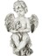 Bahçe Heykel Cherub Angel Bahçe Heykeli Açık Avlu Dekoratif Melek Hugs Tavşan (Yurt Dışından) 2
