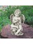 Bahçe Heykel Cherub Angel Bahçe Heykeli Açık Avlu Dekoratif Melek Holding Kuş (Yurt Dışından) 5