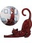 Reçine Cat Figürin Reçine Cat Figürinler Yaratıcı Reçine Kedi Figürinleri Kırmızı (Yurt Dışından) 4