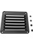 2 Adet Tekne Deniz Kamartma Havalandırma Plastik Abs Siyah 5-1/2 "x 4-7/8" (Yurt Dışından) 3