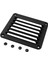 2 Adet Tekne Deniz Kamartma Havalandırma Plastik Abs Siyah 5-1/2 "x 4-7/8" (Yurt Dışından) 4